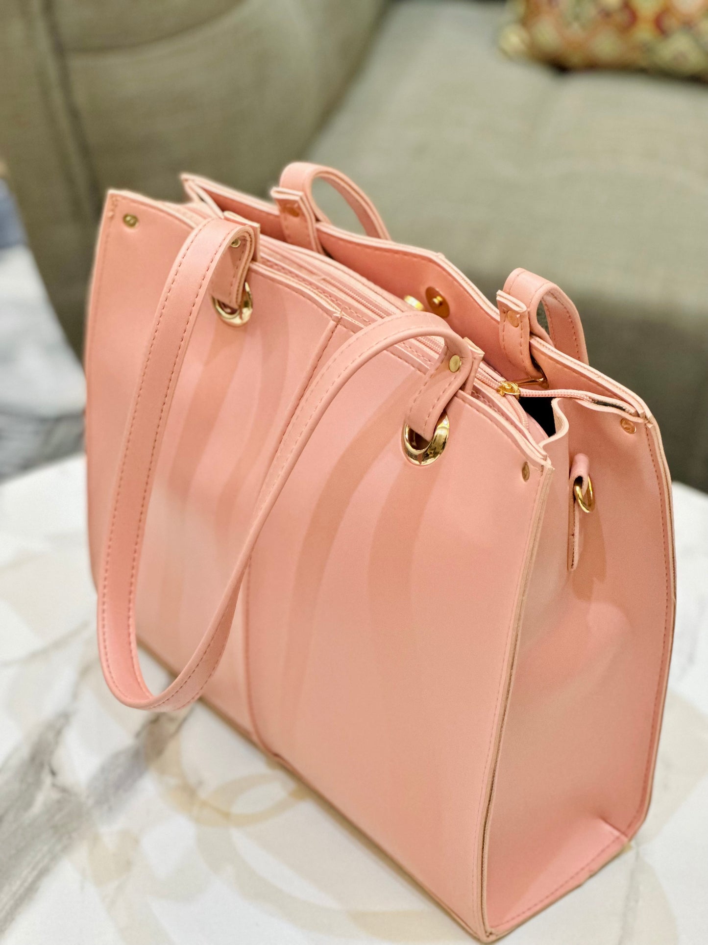 Double Eyes Pink Bag